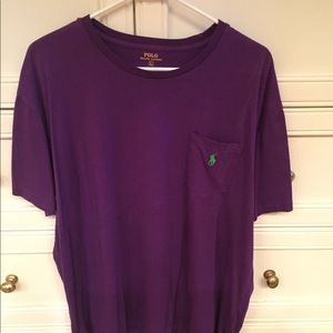 Purple polo t shirt